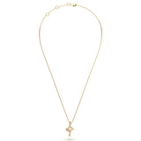 Twin Screw Diamond Pendant