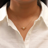 Mija Chevron Pendant