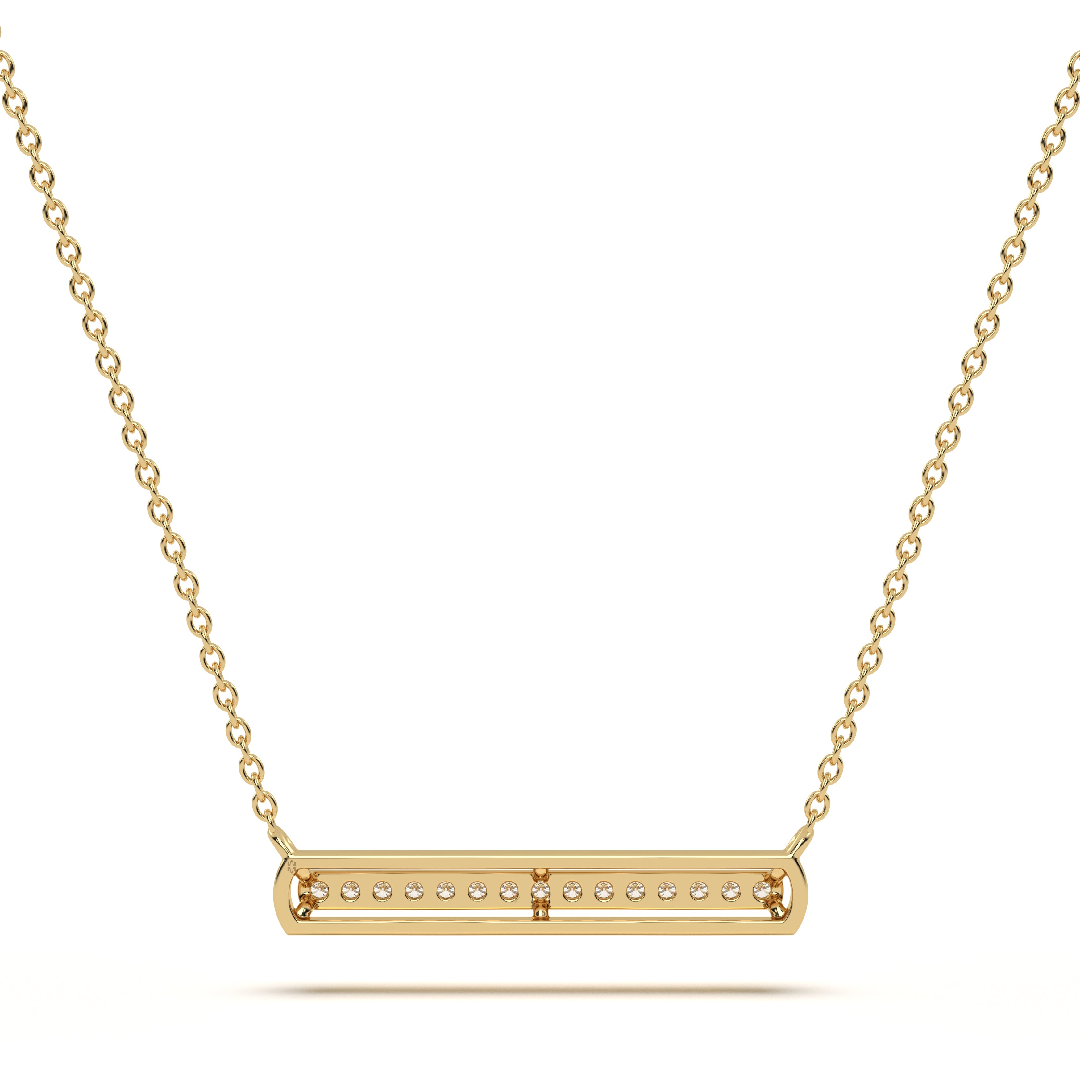 Pavé Diamond Aura Pendant