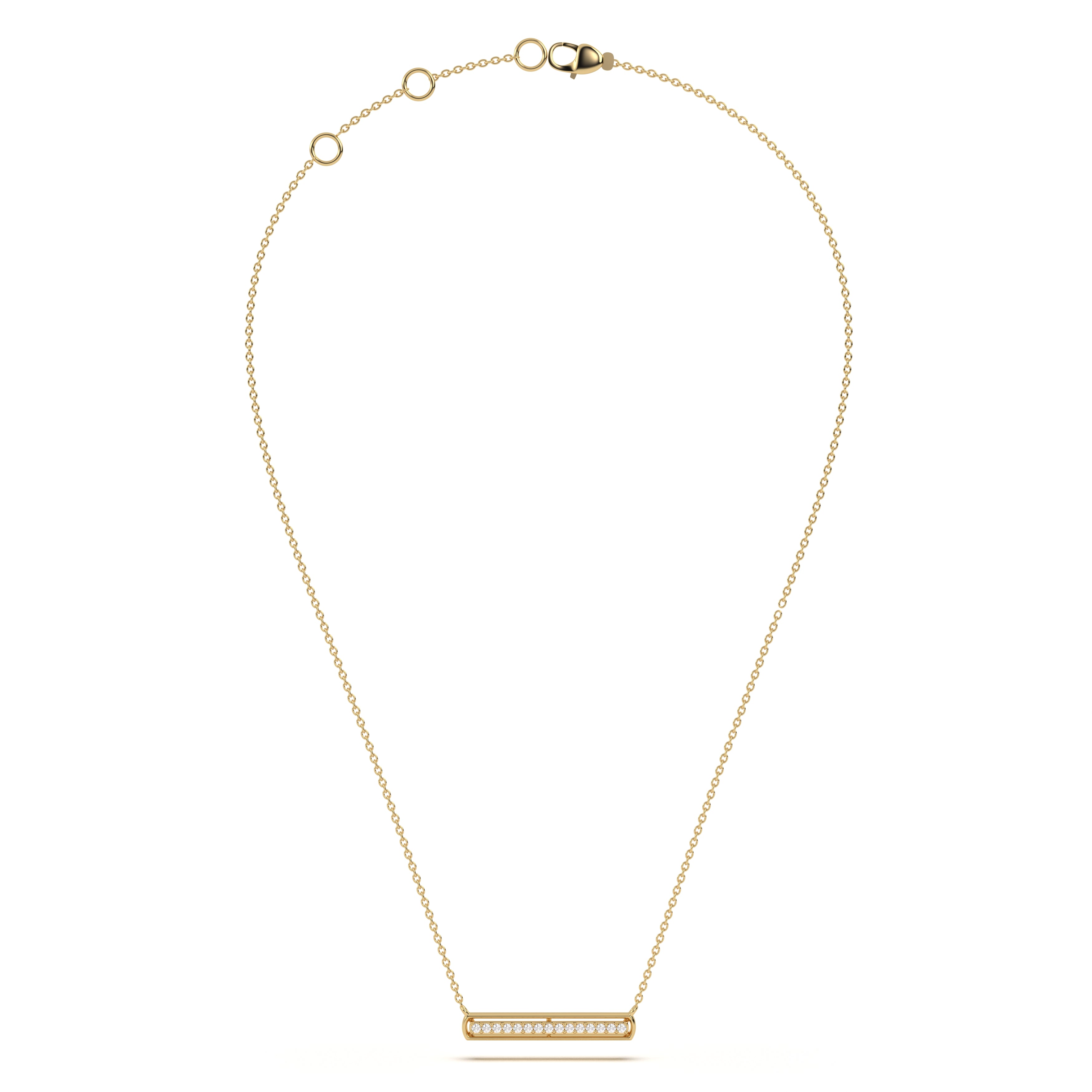 Pavé Diamond Aura Pendant