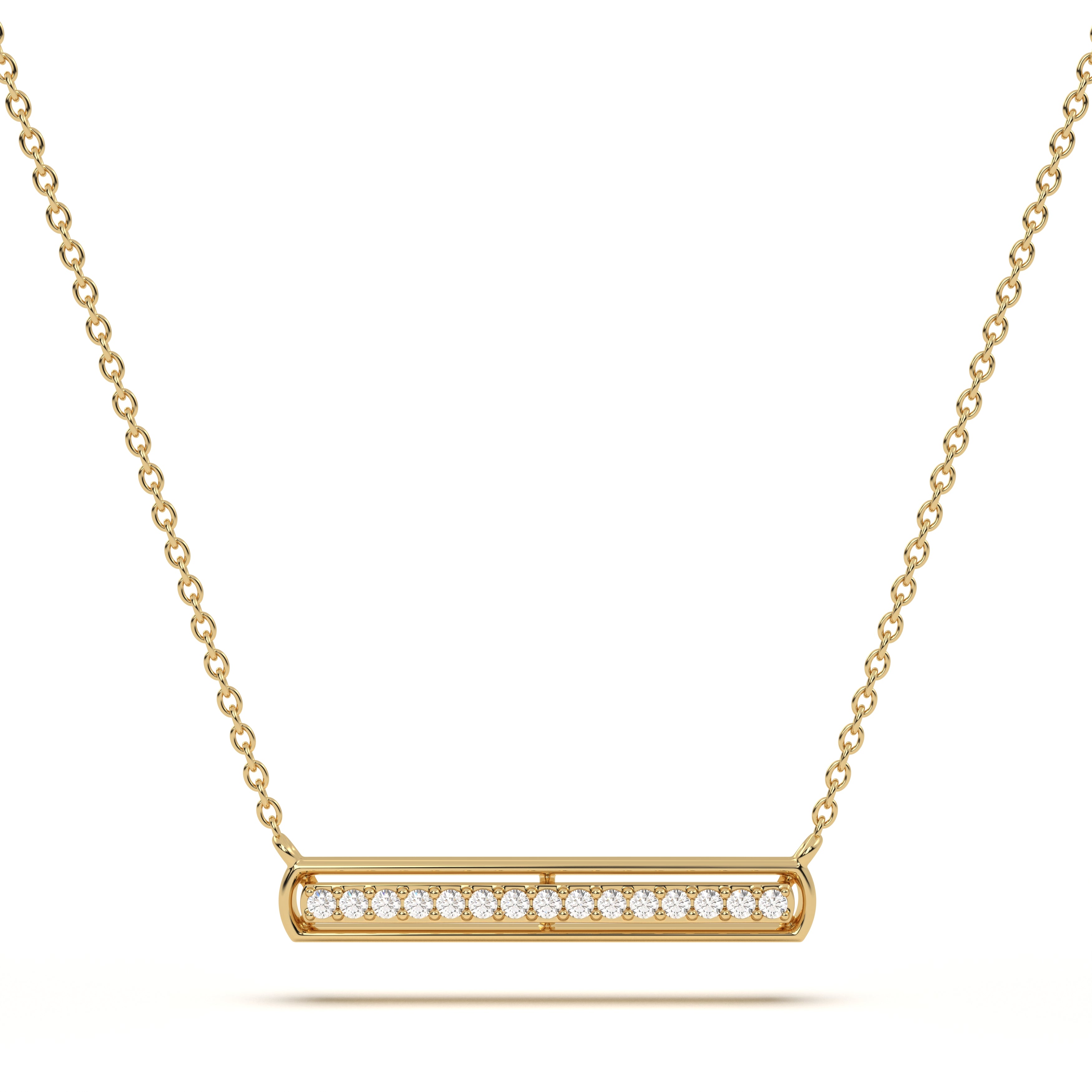 Pavé Diamond Aura Pendant