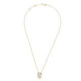‘C’ Diamond Enamel Pendant