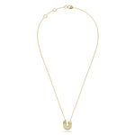 ‘U’ Diamond Enamel Pendant