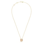 ‘D’ Diamond Enamel Pendant