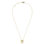 ‘Z’ Diamond Enamel Pendant