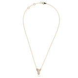‘Y’ Diamond Enamel Pendant