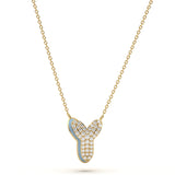 ‘Y’ Diamond Enamel Pendant