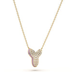 ‘Y’ Diamond Enamel Pendant