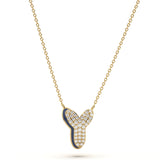 ‘Y’ Diamond Enamel Pendant