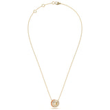 ‘O’ Diamond Enamel Pendant