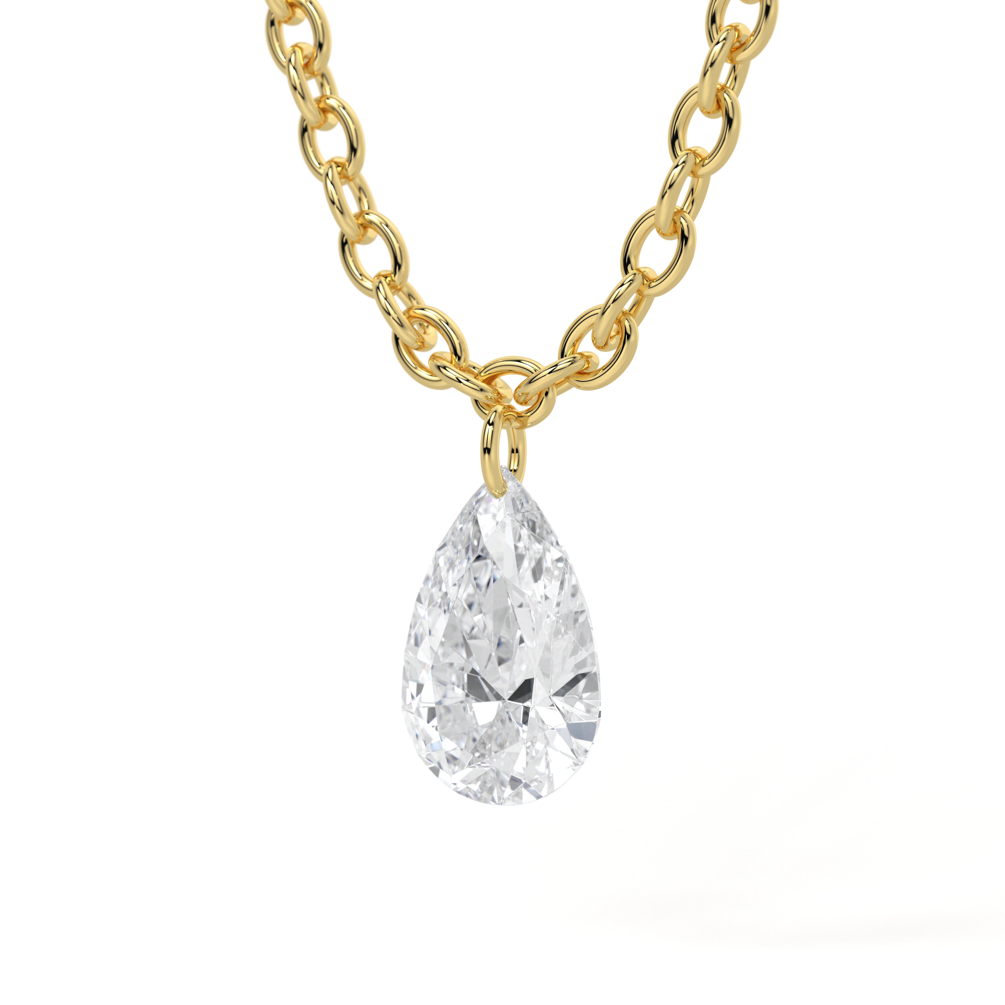 Floating Diamond Necklace 25GPN80644A0MV
