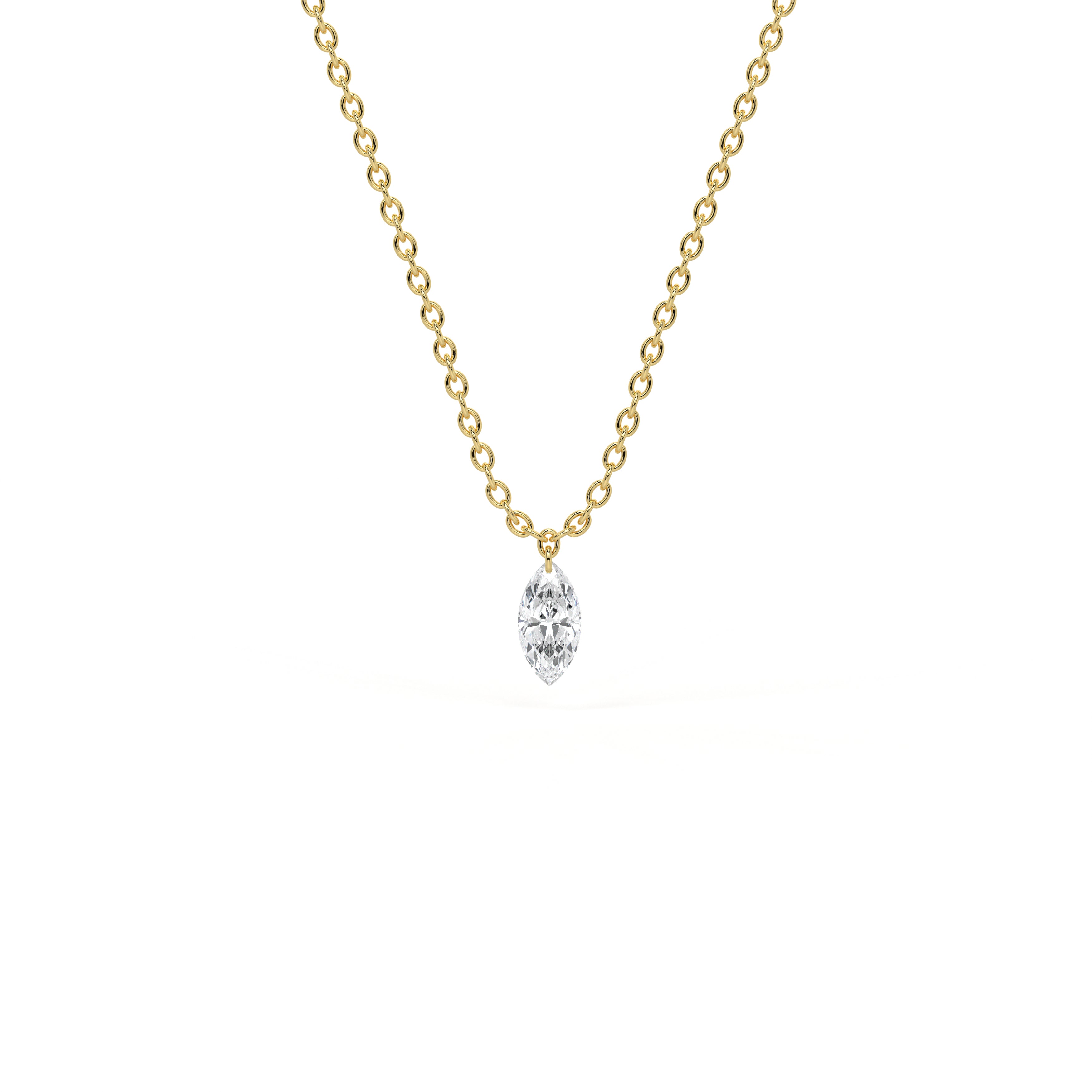 Floating Diamond Necklace 25GPN80646A0MV