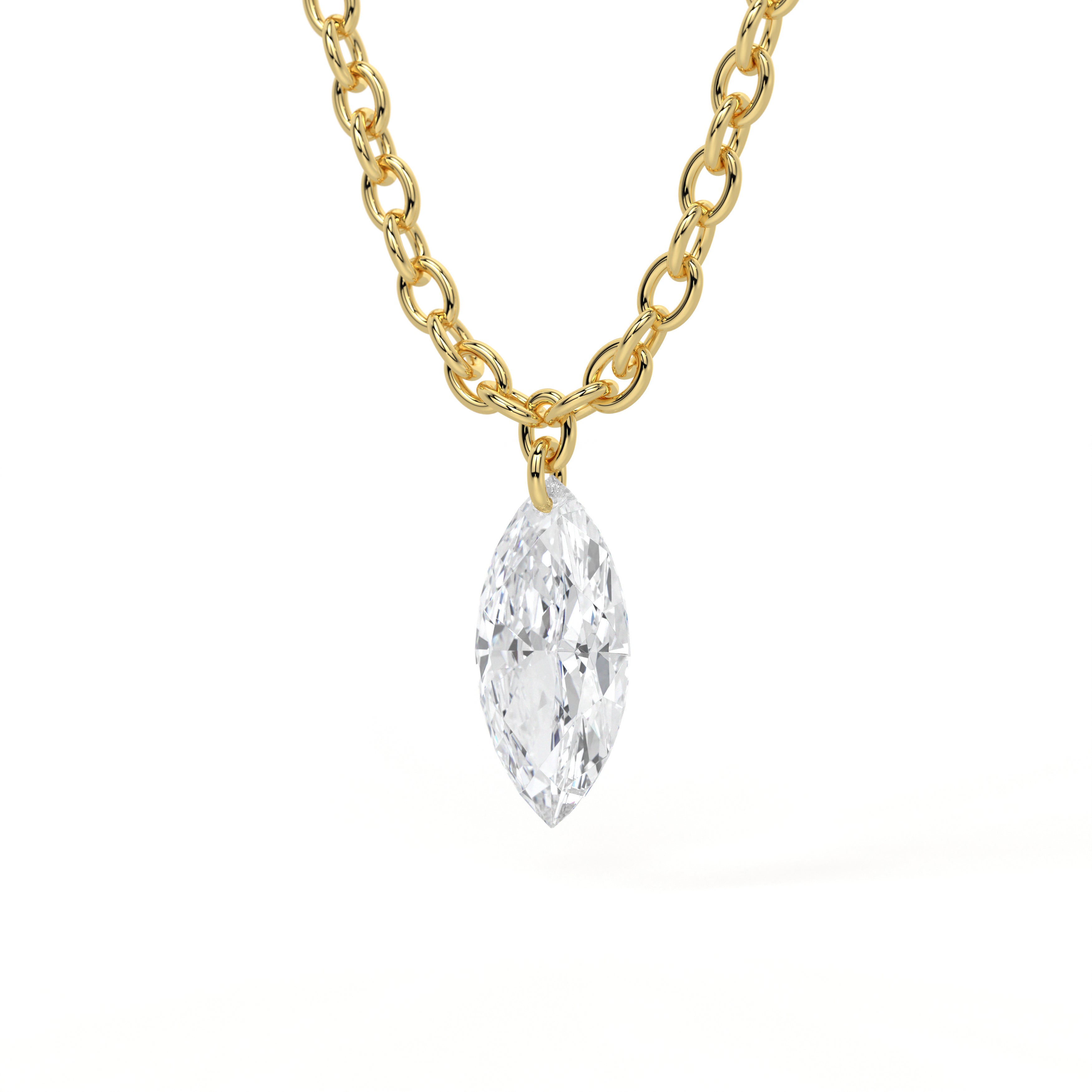 Floating Diamond Necklace 25GPN80646A0MV