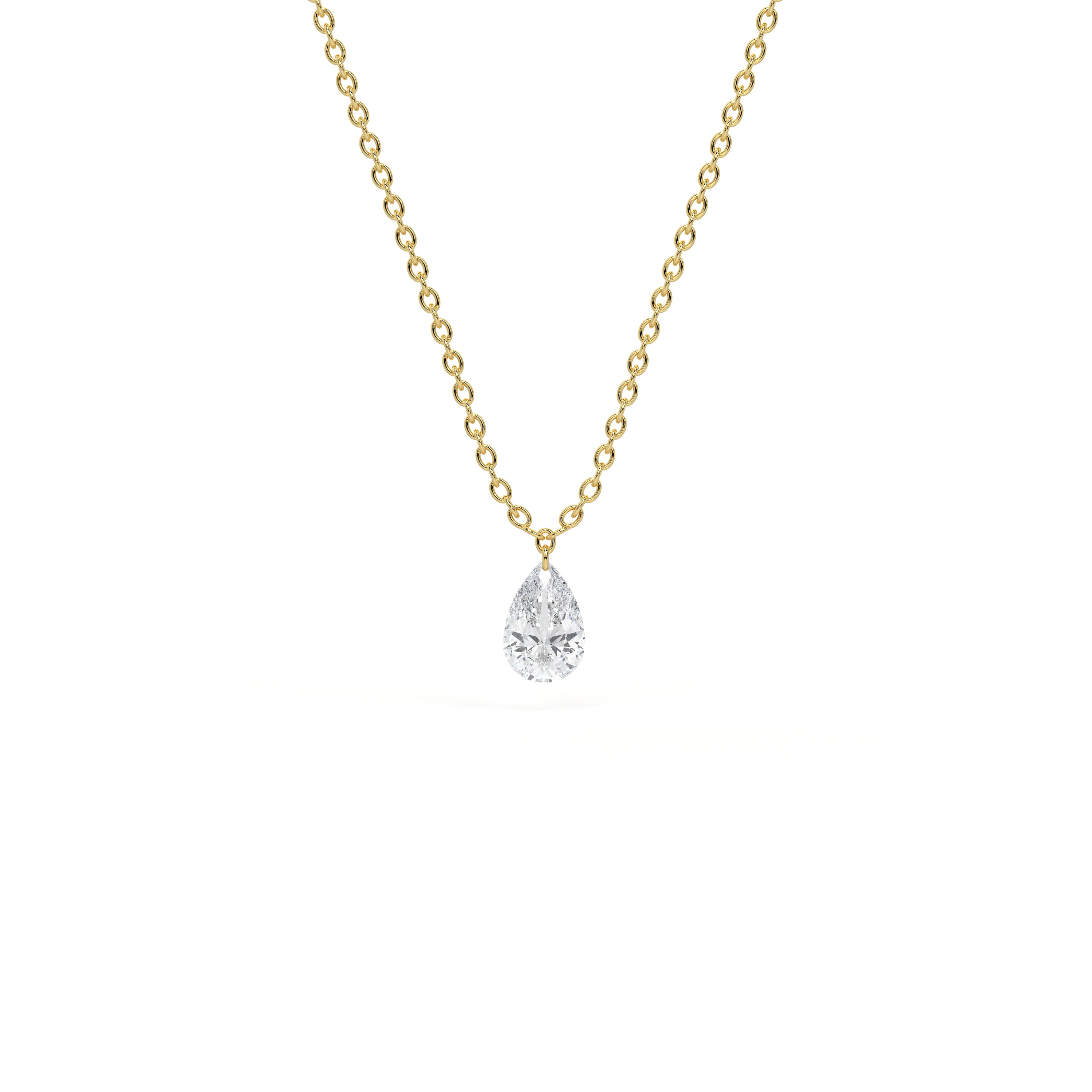 Floating Diamond Necklace 25GPN80651A0MV