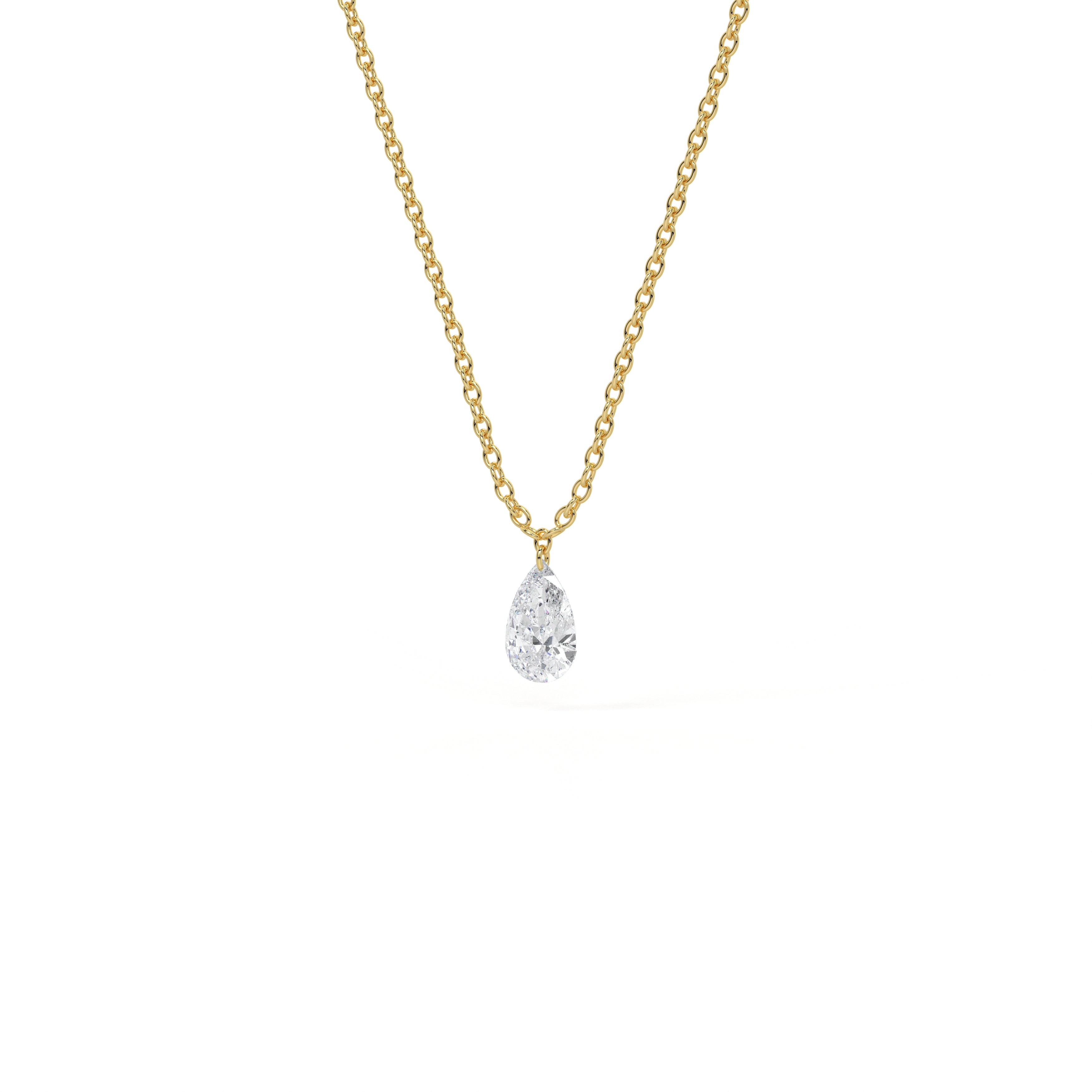 Floating Diamond Necklace 25GPN80651A0MV