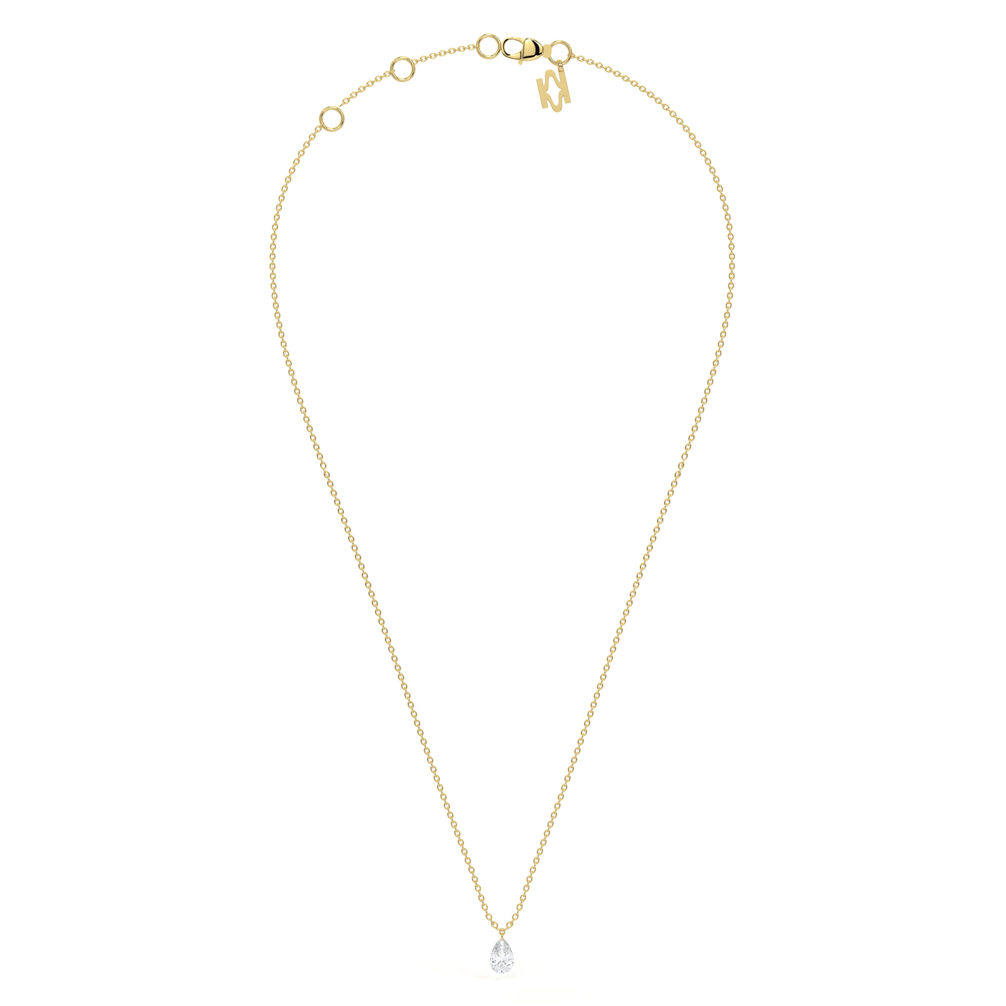 Floating Diamond Necklace 25GPN80651A0MV