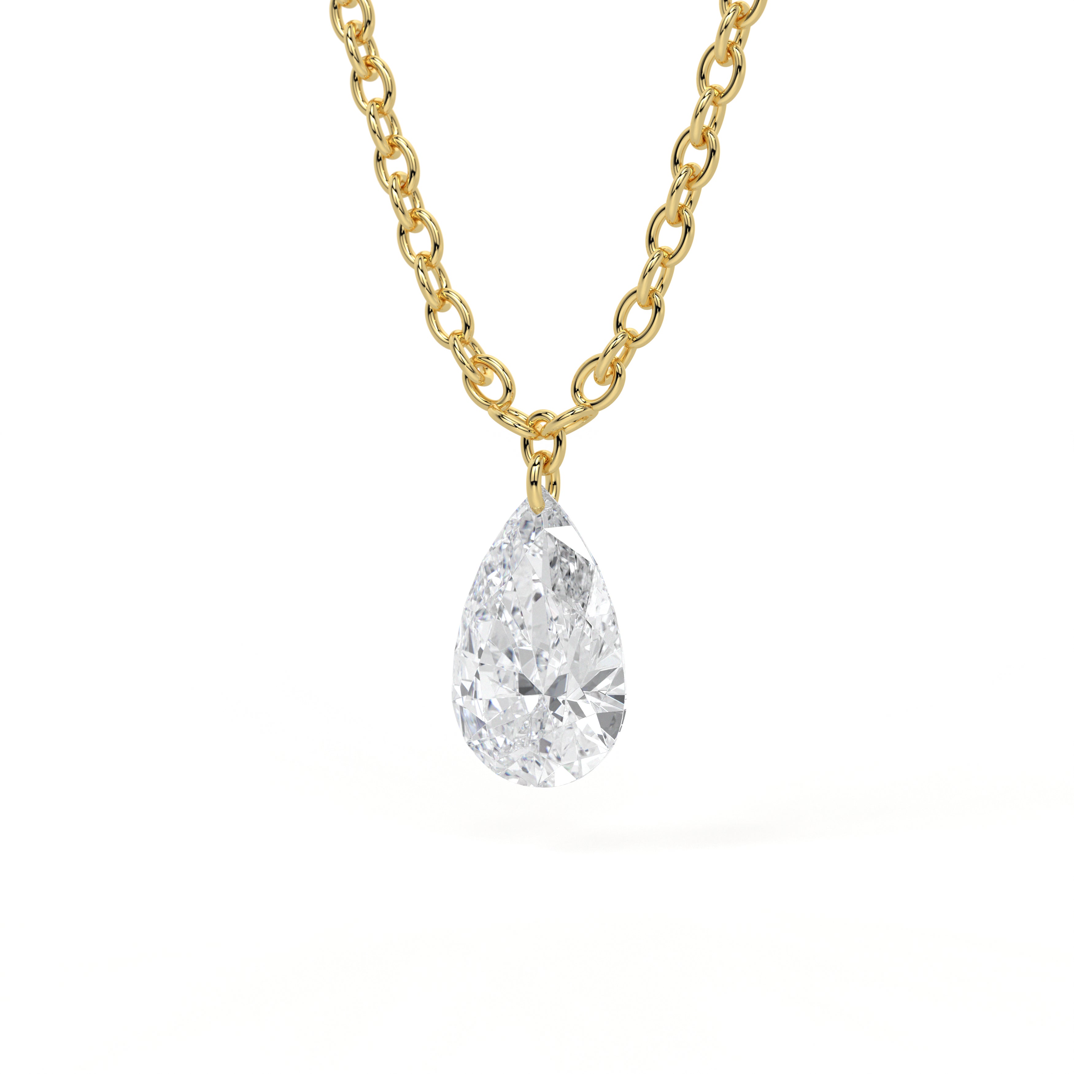 Floating Diamond Necklace 25GPN80651A0MV