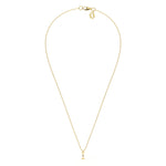 I Diamond Initial Pendant