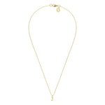 J Diamond Initial Pendant