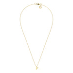 P Diamond Initial Pendant