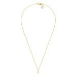 S Diamond Initial Pendant