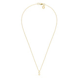 S Diamond Initial Pendant