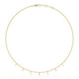 Pear Marquise Station Necklace