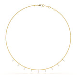 Marquise Diamond Station Necklace