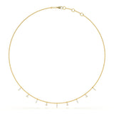 Marquise Pear Station Necklace