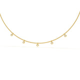 Mini Round Station Necklace
