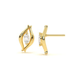 Eye Diamond Leher Studs