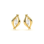 Eye Diamond Leher Studs
