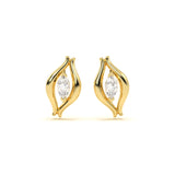 Eye Diamond Leher Studs