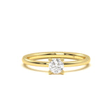 Round Solitaire Diamond Ring 