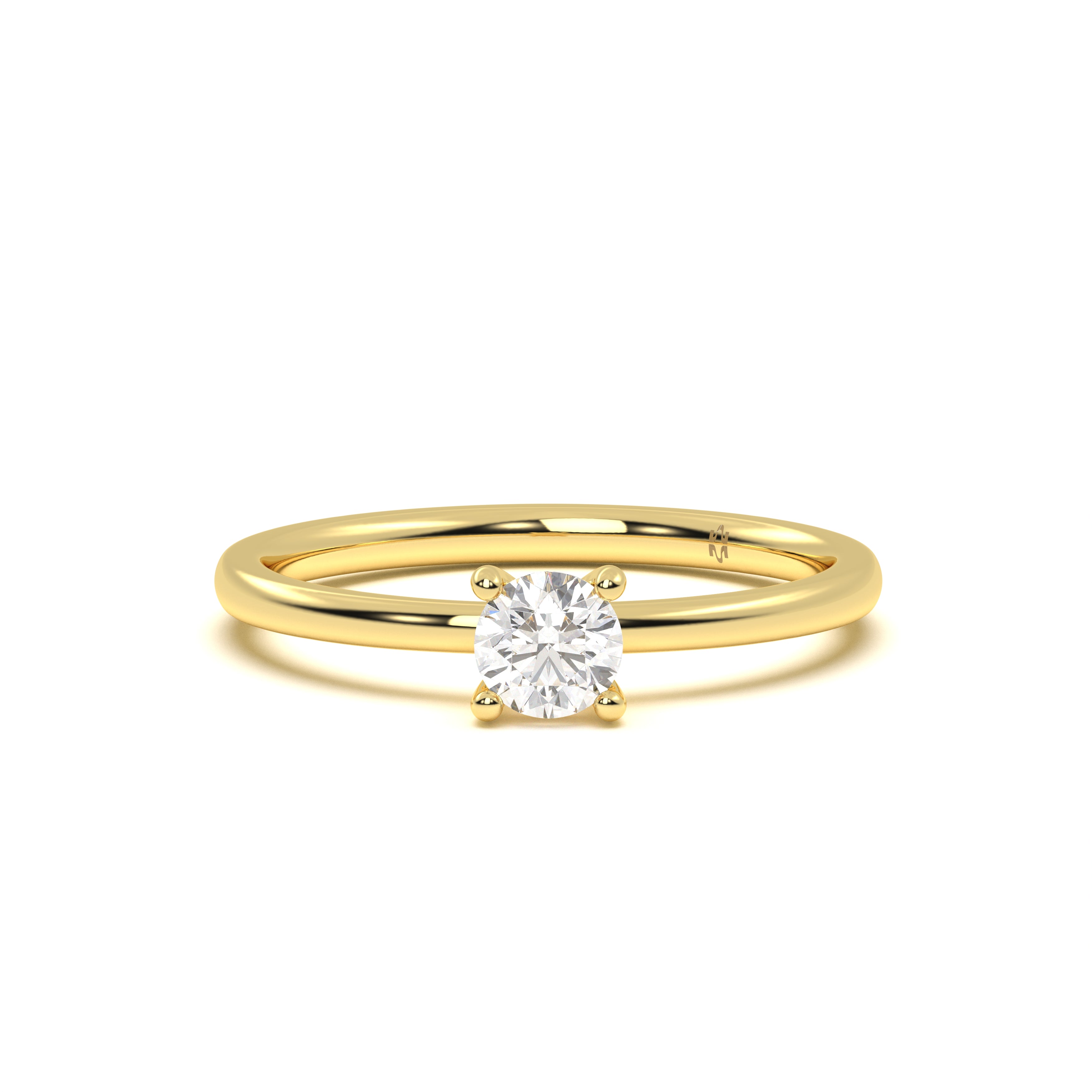 Round Solitaire Diamond Ring 