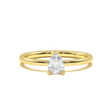 Pear Solitaire Diamond Ring