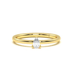Mini Pear Diamond Ring