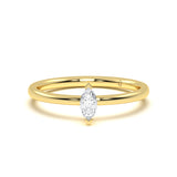 Mini Marquise Diamond Ring