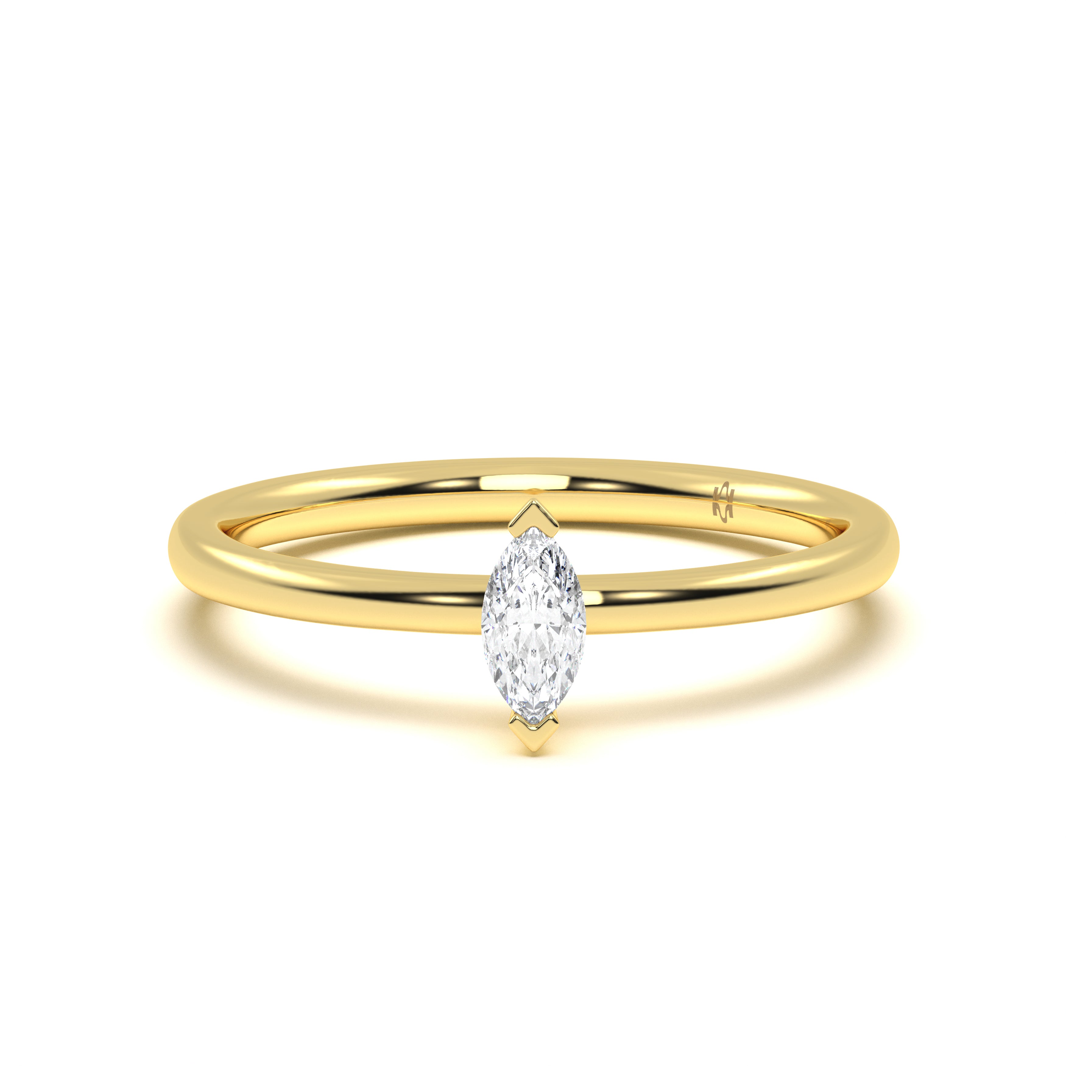 Mini Marquise Diamond Ring