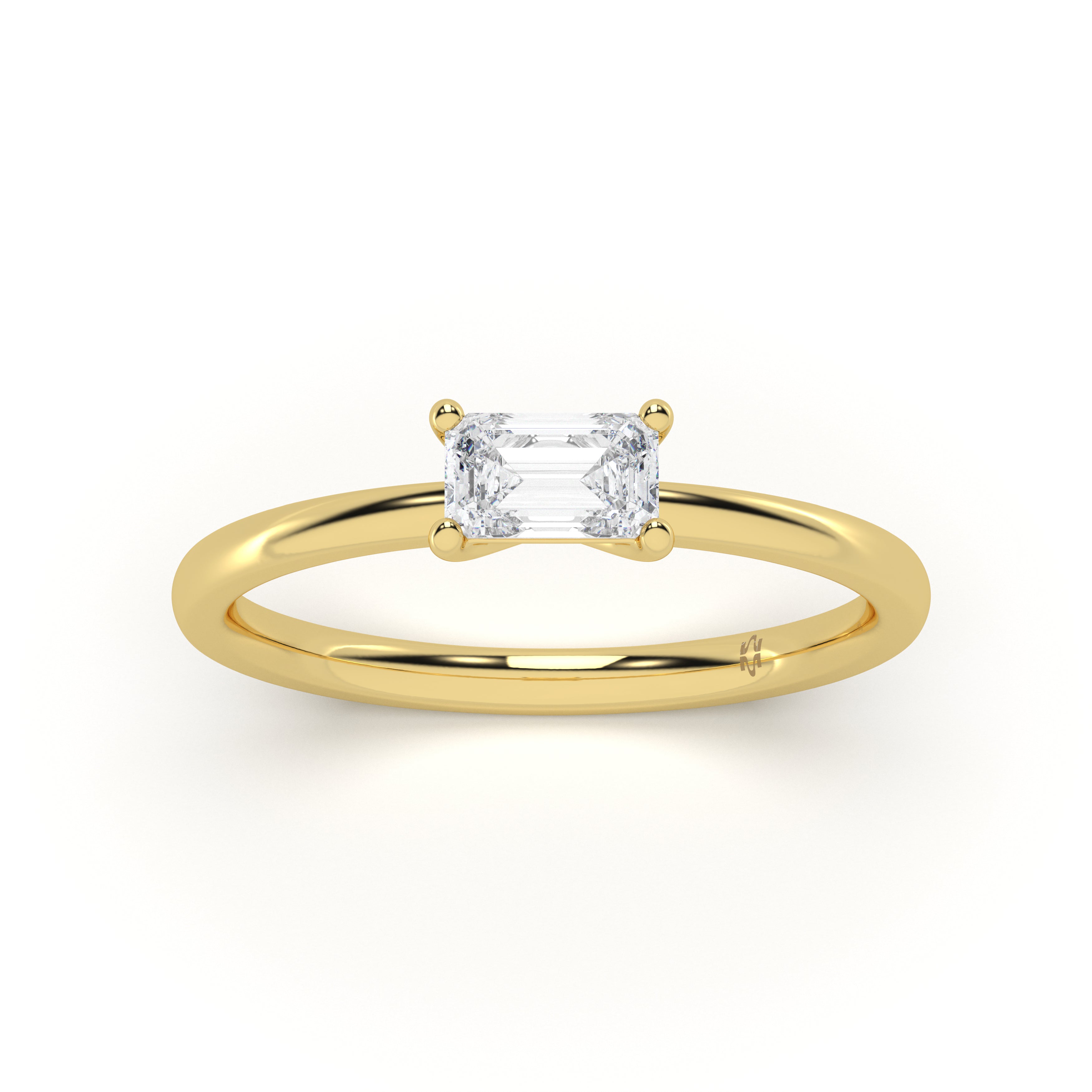 Emerald Diamond Ring