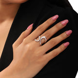 Tranquil Diamond Leher Ring