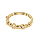 Accented Round Diamond Ring