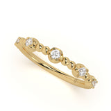 Accented Round Diamond Ring