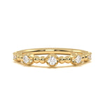 Accented Round Diamond Ring