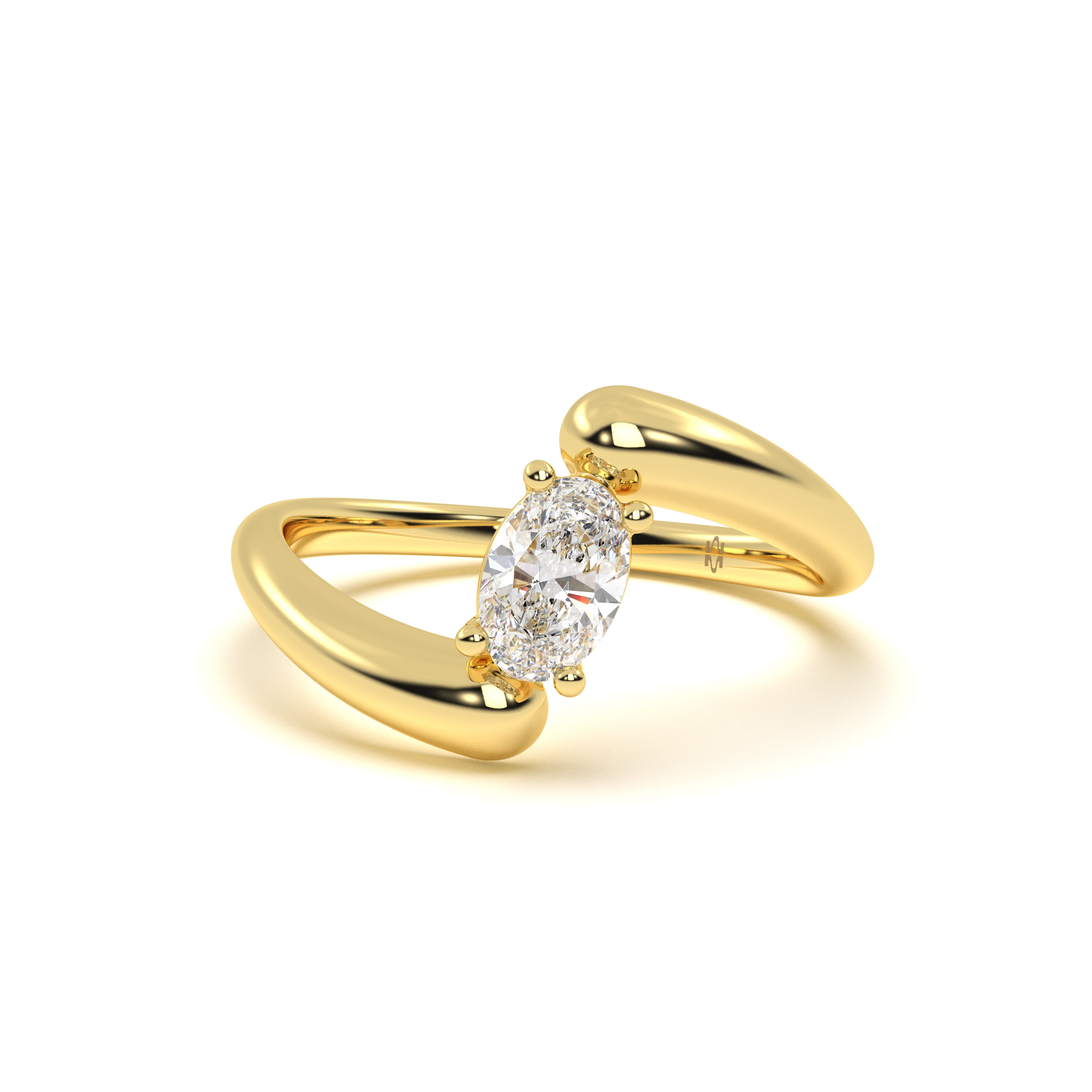 Oval Leher Diamond Ring