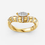 Crown Diamond Leher Ring