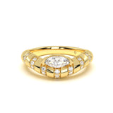 Crown Diamond Leher Ring