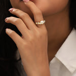 Crown Diamond Leher Ring