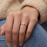 Delicate Solitaire Diamond Ring