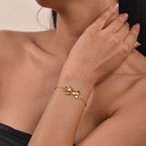 Dual Clover Diamond Bracelet